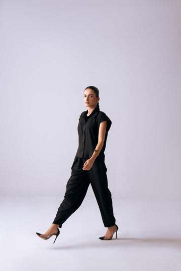 The Noir Muse Top & The Idle Hours Pants