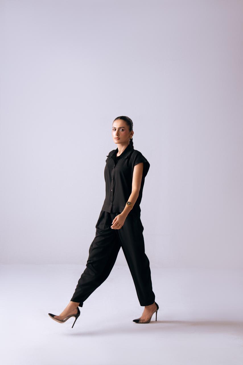 The Noir Muse Top & The Idle Hours Pants