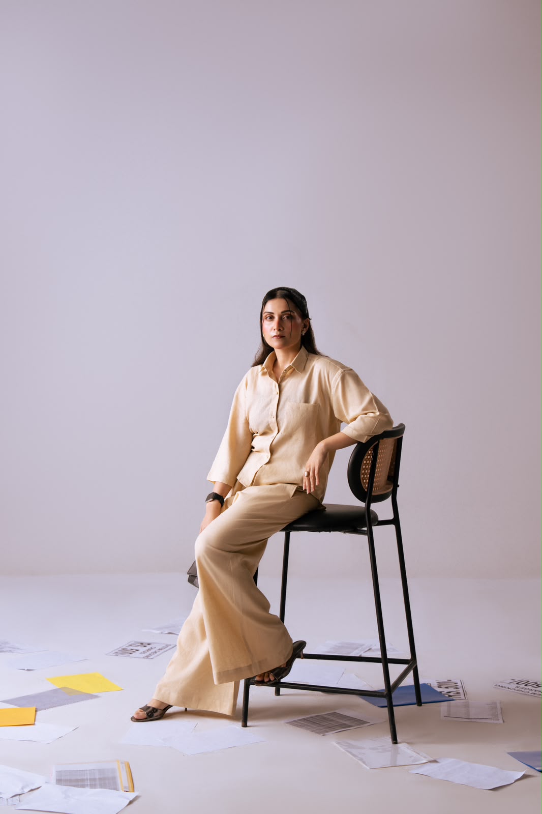 The Slow Season Shirt & Easy Escape Trousers – editorial shot 4