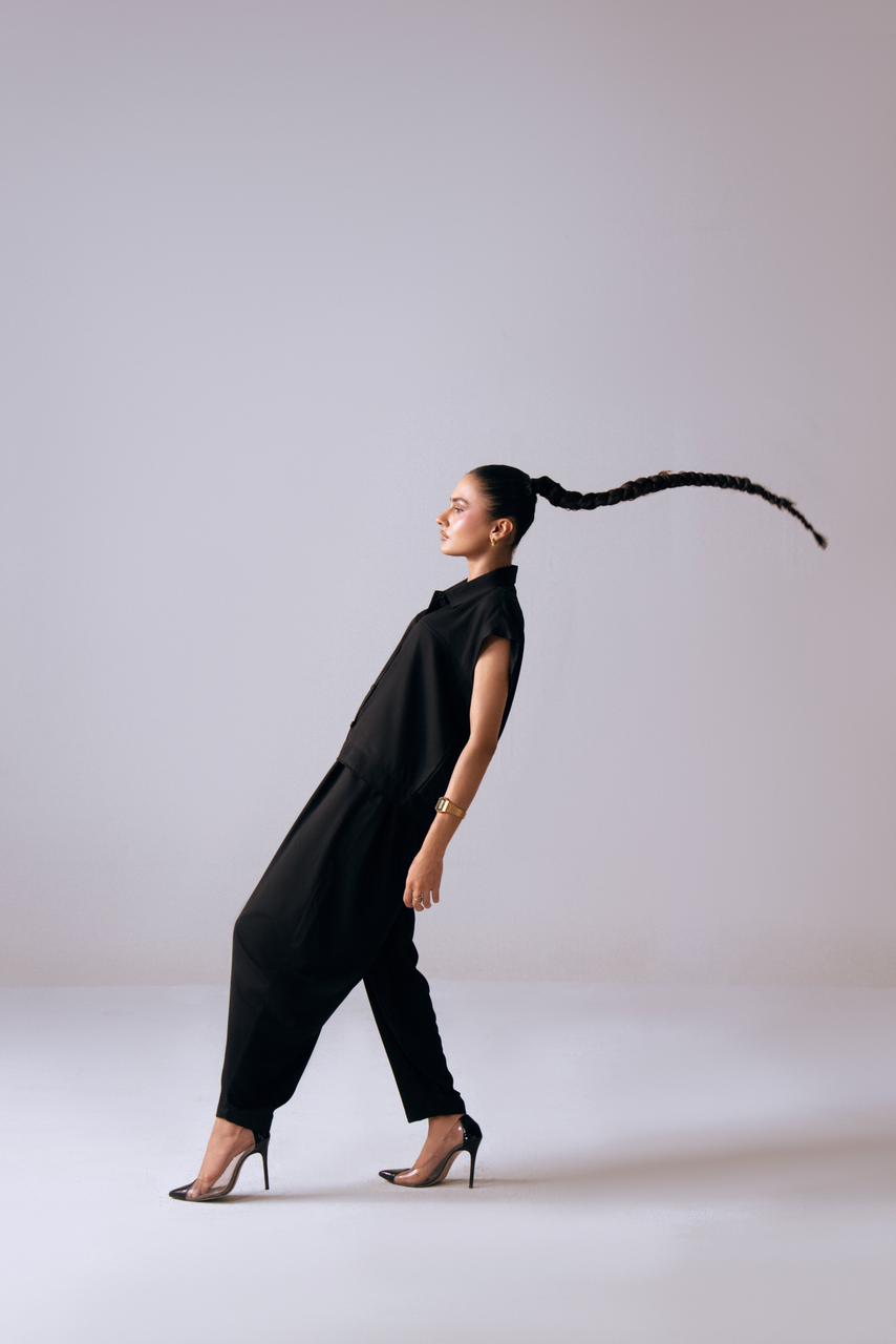 The Noir Muse Top & The Idle Hours Pants