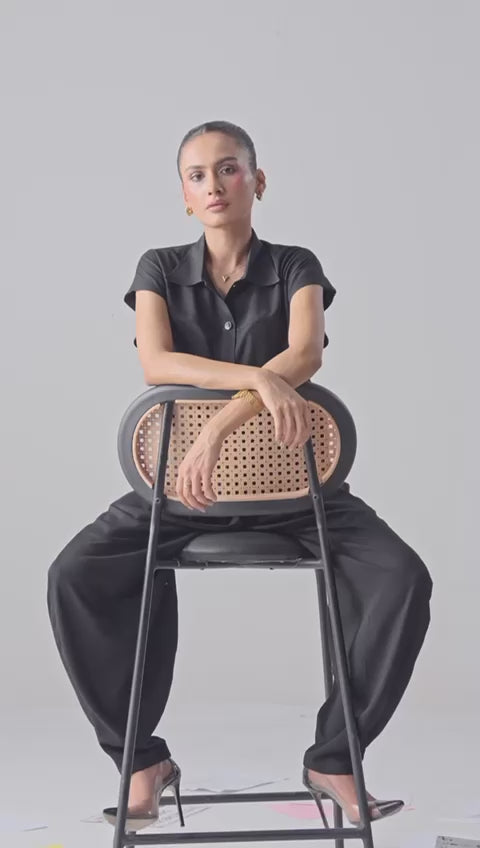 The Noir Muse Top & The Idle Hours Pants