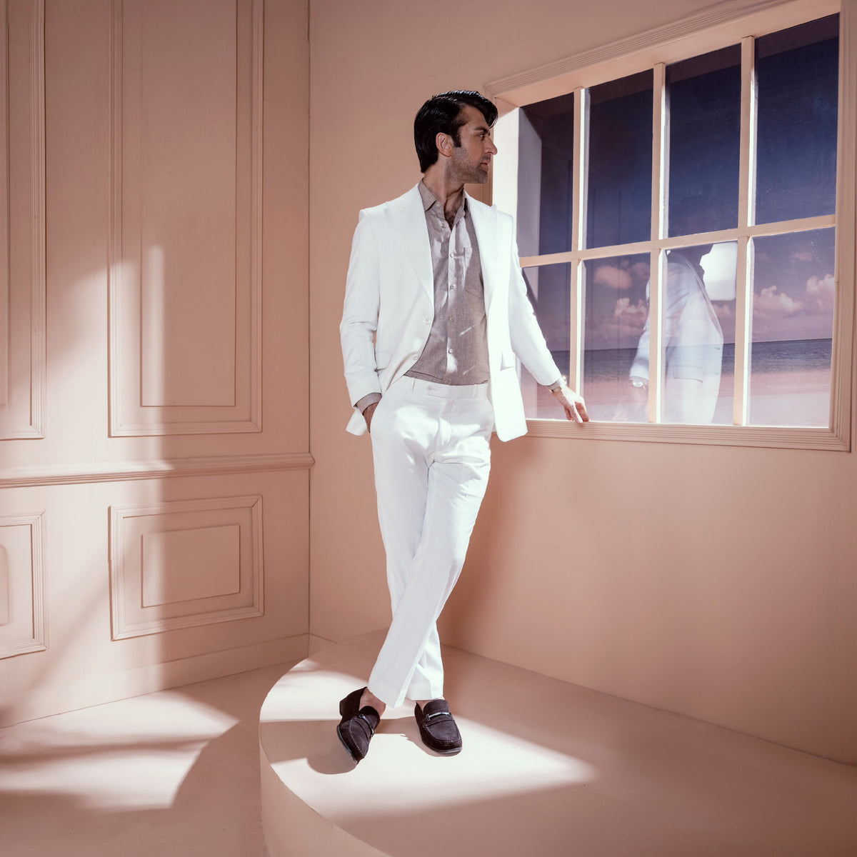 Ivory Bespoke Suit