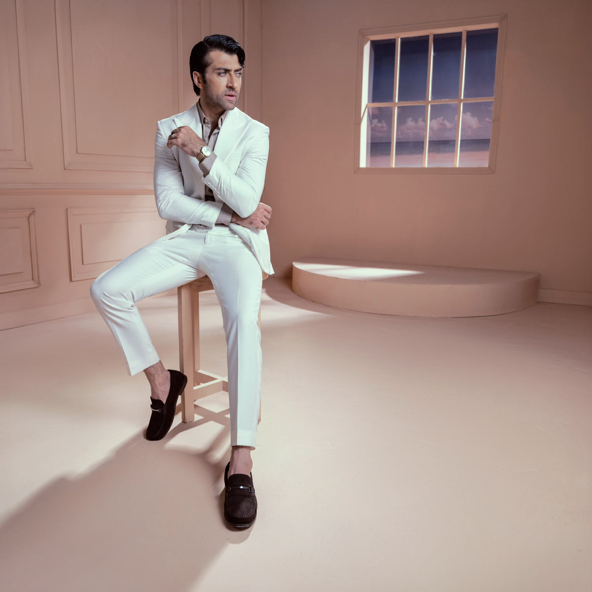 Ivory Bespoke Suit