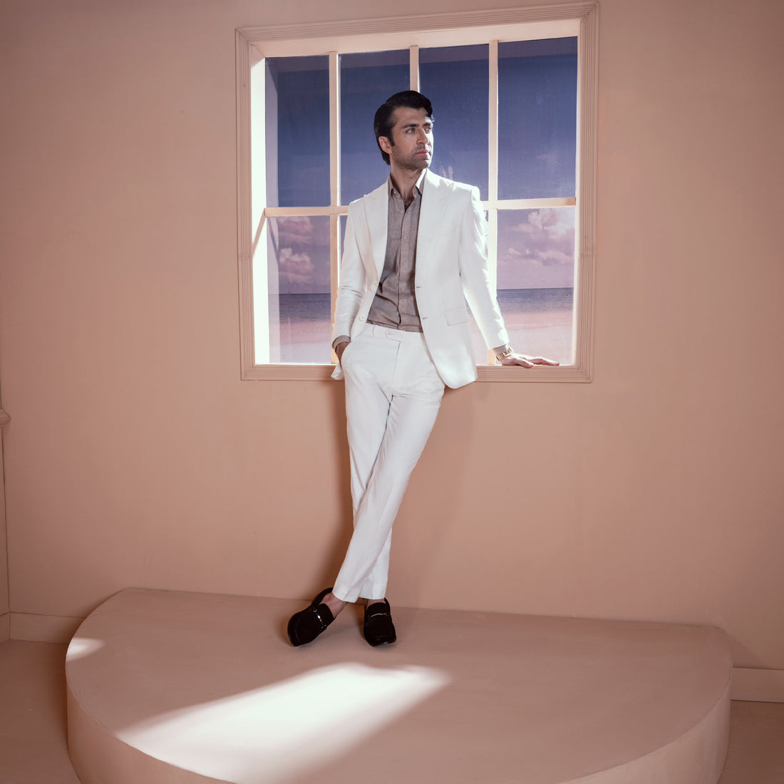 Ivory Bespoke Suit